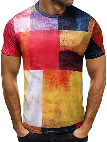 XXBR T-shirts de impressão gráfica para homens, verão de manga curta Camiseta de rua da rua Slim Fit Athletic Treping Tee Tops