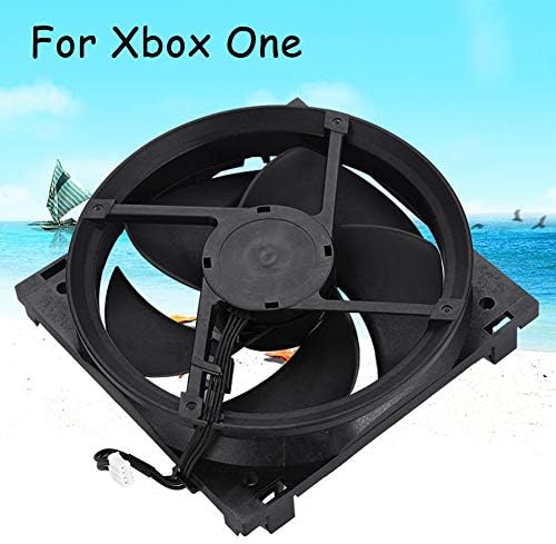 Ventilador de refrigeração poderoso e poderoso para o Xbox One, fã de força de vento de dissipação de calor rápida com 5 lâminas,