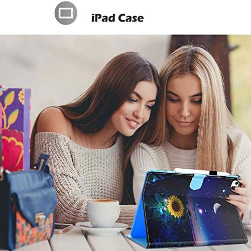 iPad 9.7 CASO 2018 iPad 6th Case/2017 iPad 5th Case, Vobber Lightweight Folio Stand Stand Smart PU Couather Cover com sono/despertar
