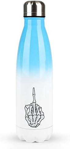 Foda -se 17oz de garrafa de água esportiva de água inoxidável aço a vácuo em forma de cola isolada balão esportivo reutilizável