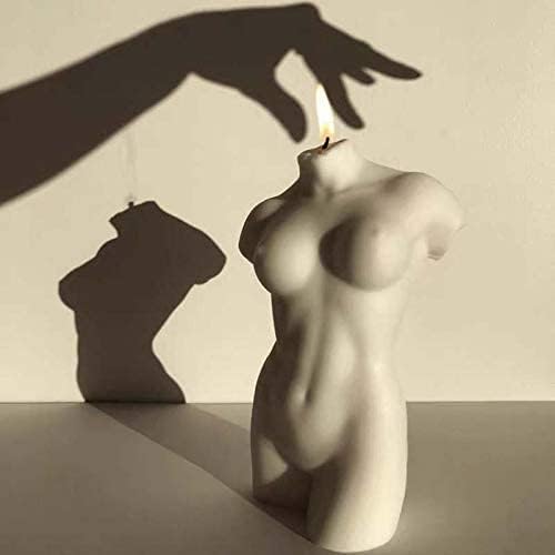 Fêmeas de gordura nua molde de argila + molde de vela de perfume corporal de arte 3D
