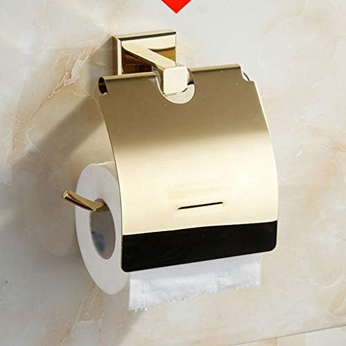 Suportes de papel higiênico WSSBK, pingente de banheiro de toalhas de papel dourado, cabide de toalha para cozinha do banheiro