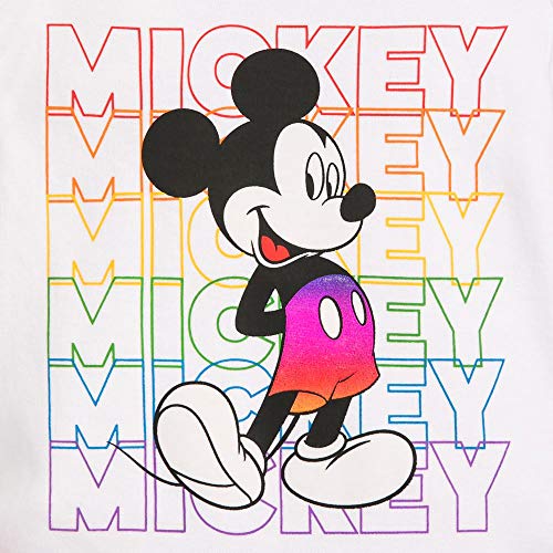 Disney Rainbow Collection Mickey Mouse Bodysuit para bebê, tamanho de 0 a 3 meses