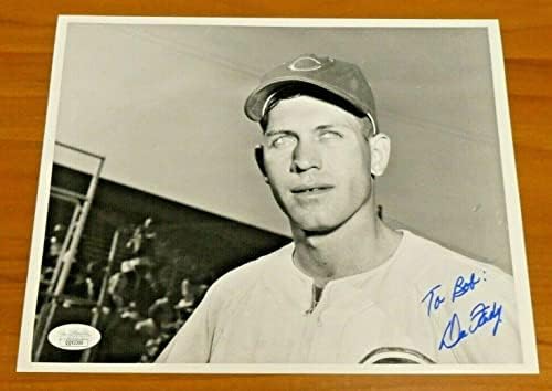 Dee Fondy assinou a foto vintage de beisebol 8x10 com JSA COA - fotos autografadas da MLB