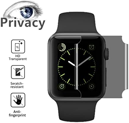 VIESUP Privacy Soft Film para Apple Watch Series 4/5/6/se 44mm, [2pack] Anti-Stratch Ultra Finga Anti-Spy Impermea Tela Proteção Filme de Proteção para Iwatch Série Se/6/5/4 44mm Filme Soft