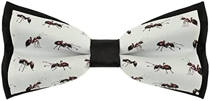 A formigas realistas de gyauolop realista de gravata borboleta de pescoço ajustável desenho animado de moda personalizado