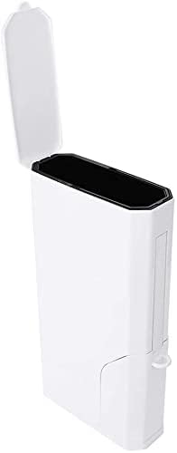 Aoof lixo lata de lata de higiene Limpeza do banheiro Solor de armazenamento integrado 3L branco 1998g/70,5oz