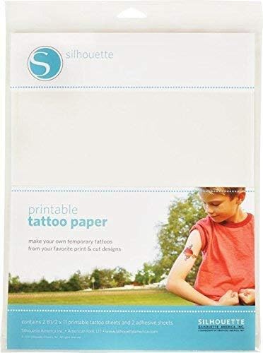 Silhueta 8,5 x11 papel de tatuagem temporária 2/pkg-