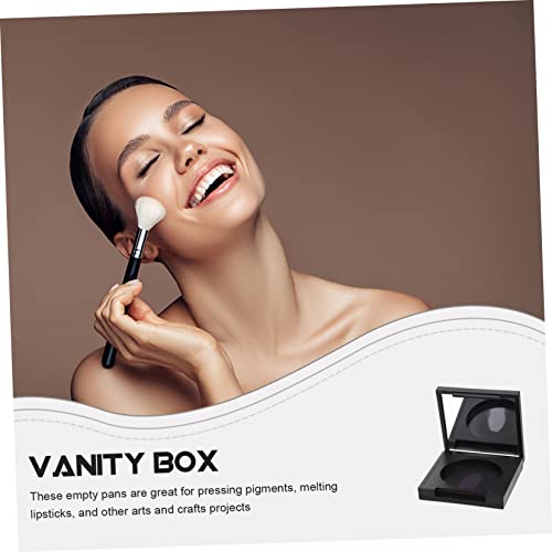 FOMIYES 4PCS Blush Box Box Box Box Makeup Viagem Recipientes de maquiagem Caso de viagem de viagem Caso Casmético Organizador de maquiagem Caixa de armazenamento vazia Caixa de olhos de sombra vazia Organizador de sombras