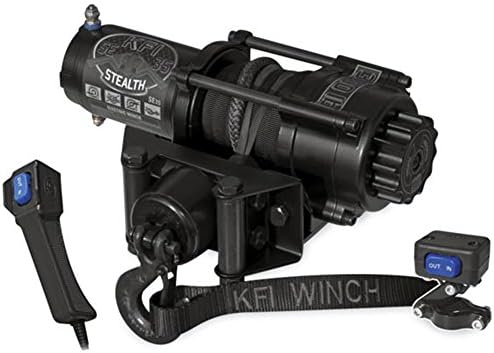 Produtos KFI SE35 ATV Stealth Winch Kit - 3500 lb. Capacidade, preto