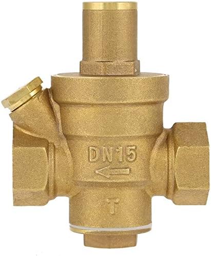 Regulador de pressão da água Reduzindo a válvula, DN20 3/4 Ferramenta de encanamento de alívio de latão ajustável 1.6MPa