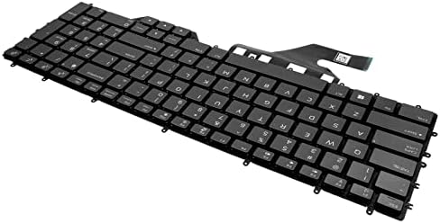 Substituição de retroilumação do teclado dos EUA para Dell Alienware M17 R2 M17 R3 RGB 0H8FJC H8FJC