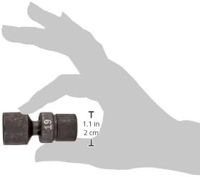 SKT-33369 3/8 Drive 6 pontos Métrica de impacto giratória Soquete 19mm