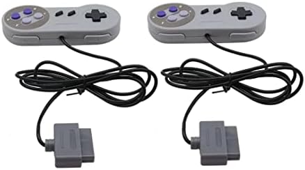 UNbrella New Remote Controller Video Game Pad Fits for Nintendo SNES System Console Controlador de substituição de 6ft SNS-005