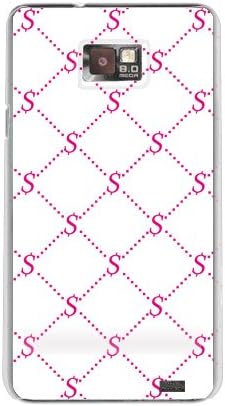Second Skin S Monogram White X Pink Design por ROTM/para Galaxy S II SC-02C/Docomo DSCGS2-PCCL-202-Y353