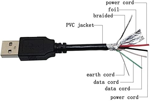 Marg USB PC CABRE CABRO PARA WACOM INTUOS5 Toque em um pequeno comprimido de caneta gráfica, PTH450 PTH-450/K0-C WACOM