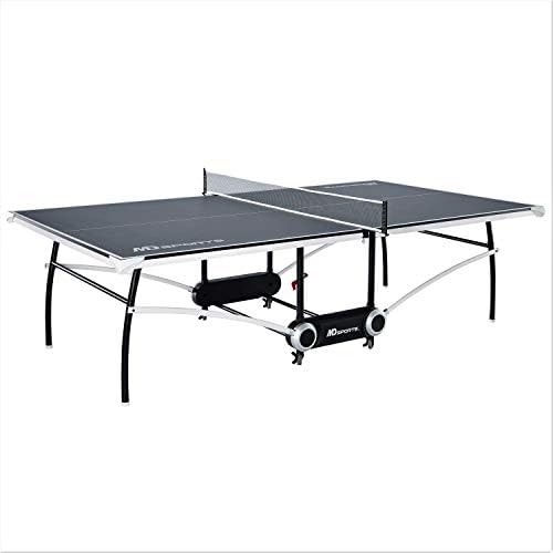 MD Sports Table Tennis Tenis Table Net e Post Set Ping Ping Pongue Indoor Pong Game Portátil dobrável pernas de aço e rodas Tamanho