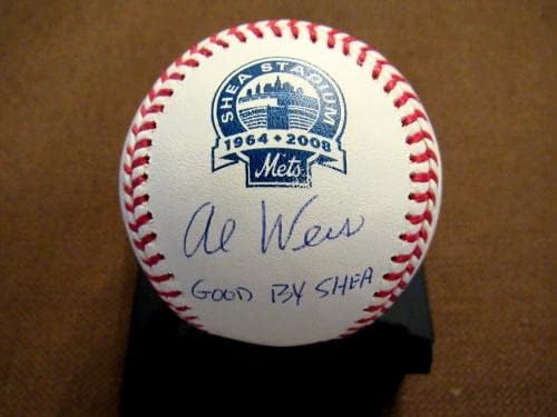 Al Weis Good Bye Shea 1969 WSC NY MET SIGNED Auto Shea Stadium OML Baseball JSA - Bolalls autografados