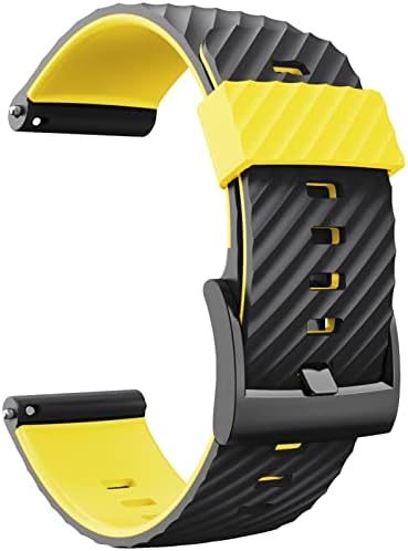 Infri 24mm para Suunto 7/Suunto D5 Substituição de pulseira Silicone Sports Watch Straps para Suunto 9 Baro/Sport Wrist HR Baro Watchband