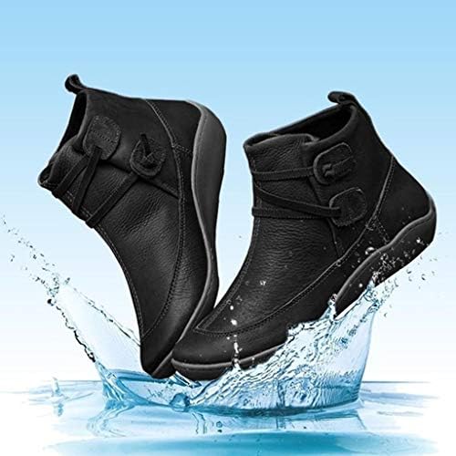Mulheres botas de cowgirl botas punk gótico botas quentes e confortáveis, botas de combate de combate sapatos de cautela shone