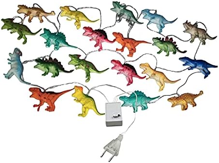 Ornamentos de vidro de floco de neve móvel lanterna de dinossauros de corda caseira corda led de luz LEV