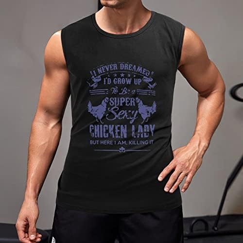 Tanques de treino masculinos de galinha super sexy masculino tampas de ginástica sem mangas Camisas musculares fitness fisicleding camisetas atléticas soltas
