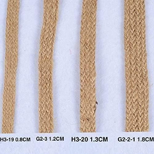 Trendyboy String 10m Cordos de cânhamo Suriled Flack Ribbon 8mm 12mm 18mm 18 mm de juta de juta de juta