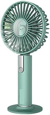 DFSYDS Fan-resmmer portátil Mini Fan 3 Speed ​​Ajuste Fan Station USB Charging Station Handheld Air Conditioner Cooler
