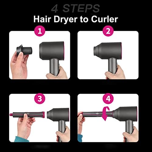 Acessórios para conversor de cabelos abhi para cambalhotas para o conversor para HD01 HD02 HD03 HD04 HD08 Acessório de secador de