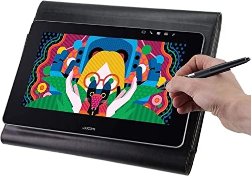 Broonel Leather Graphics Tablet Folio Case - Compatível com Huion Inspiroy H420X Graphics Tablet