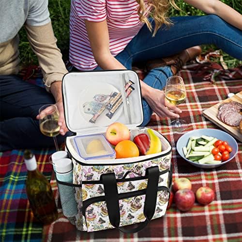 Luncheira de cachorro bem fofo para homens para homens 15l lancheira isolada Bolsa de refrigerador grande à prova