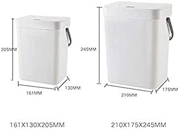 Lixo de cozinha de syzhiwujia lixo lixo pode desperdiçar cesta de lixo montado na parede balde sanitário com tampa e manusear espaço