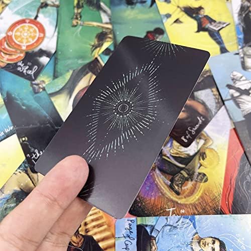 Cartões de tarô para iniciantes, 78 Deck de Tarô e Oracle Deck, as cartas de tarô do Seer Light com significados e cartões de