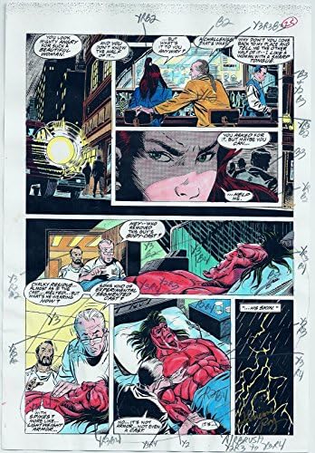 Batman Annual Comics 17 Arte de produção Página original 22 Adrienne Roy