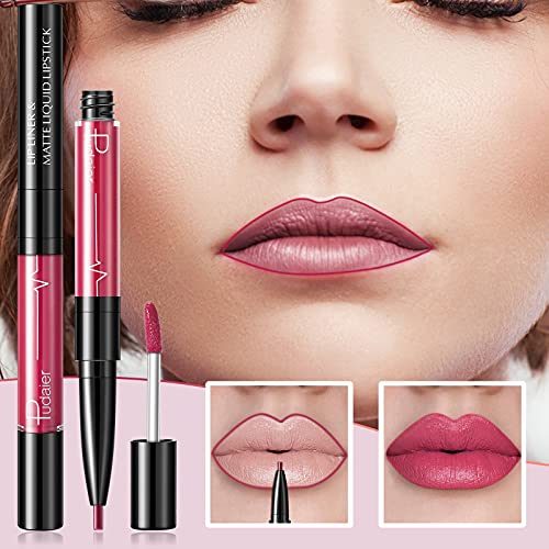Koranor Longo Lip Lip Liner Feller Lip Lip Lip Lip Liquid Lipstick Lipstick antiaderente Copa Double Lip Pen Pen