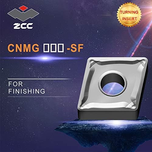 FINCOS CNC Insere 10pcs/lote cnmg -sf Torno de corte Ferramentas de corte revestidas Cimento cimentado Turnando inserções acabamentos