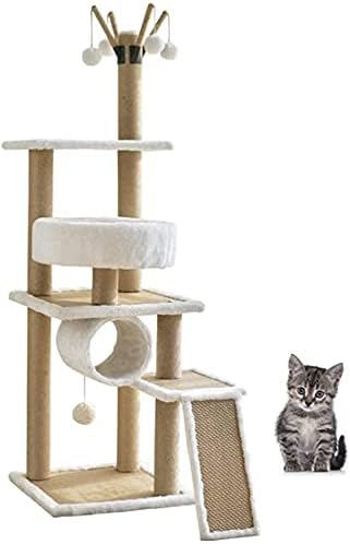 Condomínio de árvore de gatos haieshop arranhando pós -gato torre gato de escalada Toys Toys Cat Tree Stable Cat Scratch Posts 716