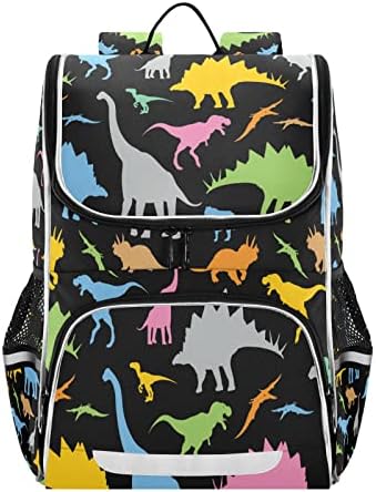 Mochila Kids Dinosaur Kids para meninos Meninos Bolsas escolares de garotas para a escola para a escola primária Backpack de viagem com tiras reflexivas