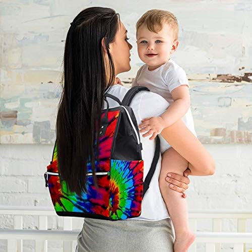 Tie Dye Print Change Sacos Organizador Sacos de Nappy para cuidados com o bebê