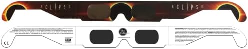 Óculos Eclipse - 10 pares - AAS aprovado - Certificado ISO seguro para todos os eclipses solares -