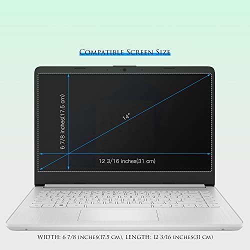Protetor de tela de laptop de 14 polegadas Ikammo, protetor de tela de vidro temperado anti -azul, protetor de tela leve para Lenovo