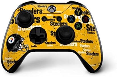 Skinit Decals Gaming Skin Compatível com Xbox One X Controller - Oficialmente licenciado NFL Pittsburgh Steelers Design