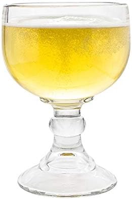 Escooner Glass de cerveja - 21 oz de taça de cristal extra grande estilo zero coquetel de camarão, coronaritas, margaritas