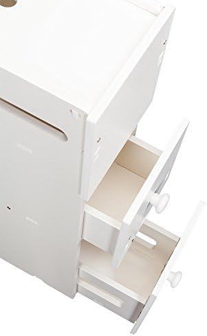 Cabines de banheiro móvel em PVC Xyyssm gavetas 521670cm Armário de armazenamento de banheiro, suporte de papel higiênico