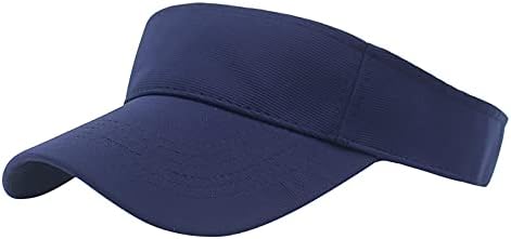 Moda Black Cap Beach Capéu ajustável para mulheres Proteção Caps Sun Visor-Golf Visor Baseball Caps Tennis Hat Tennis