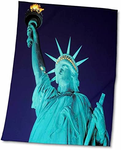 Estátua 3drose of Liberty, Nova York, EUA - Toalhas