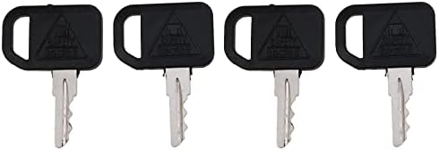 DVPARTS 4X Equipment Key AM125504 Compatible with John Deere Z225 Z235 Z245 Z255 Z335E Z335M Z345M Z345R Z355E Z355R