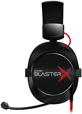 Creative Labs Sound Blasterx H7 Headset de jogos de 3,5 mm preto circunasural