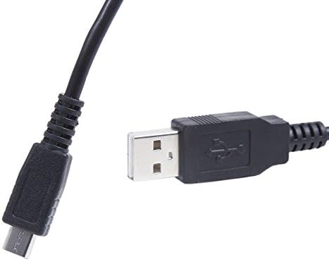 Dados do carregador de energia USB Sincronizar o cabo do cabo para câmera Samsung Galaxy, NX Mini, DV150F DV300F MV800