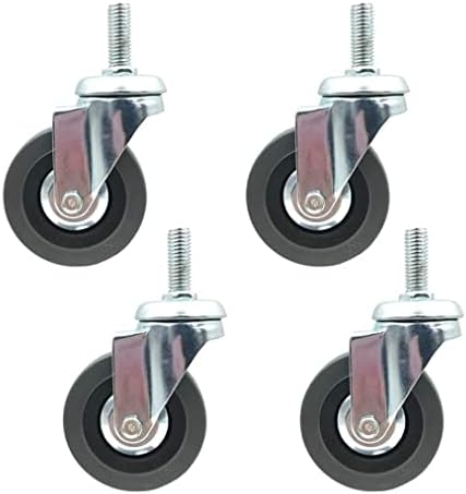 Placas rodas -galhos de galo de caule para serviço pesado, rodízios de substituição de móveis, roda de mamona giratória de borracha